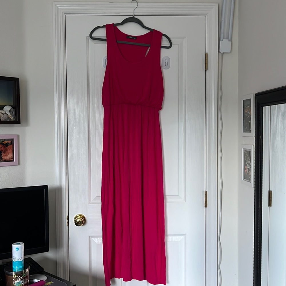 Pink Maxi Dress, size XL